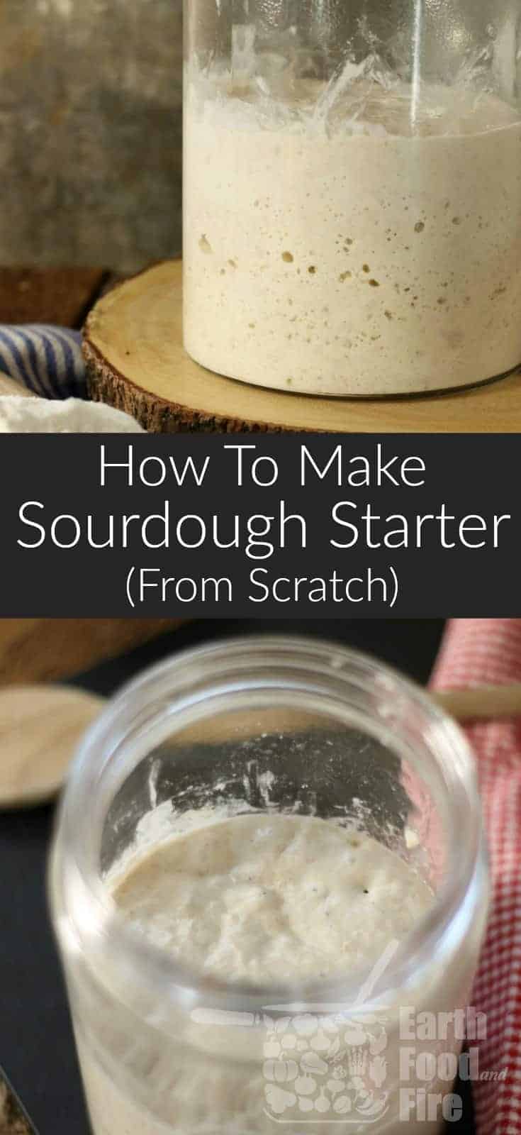 Learn how to make sourdough starter at home, and continue a centuries old tradition! This easy DIY guide covers everything you need to know to grow your own sourdough starter from scratch with no special ingredients. #sourdough #breadrecipes #sourdoughstarter #bread
