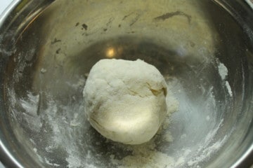 a ball of pie dough