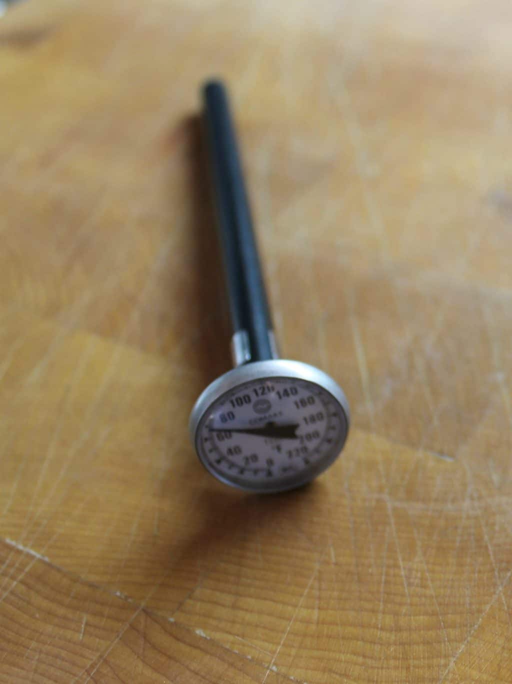 an example of a bimetallic thermometer