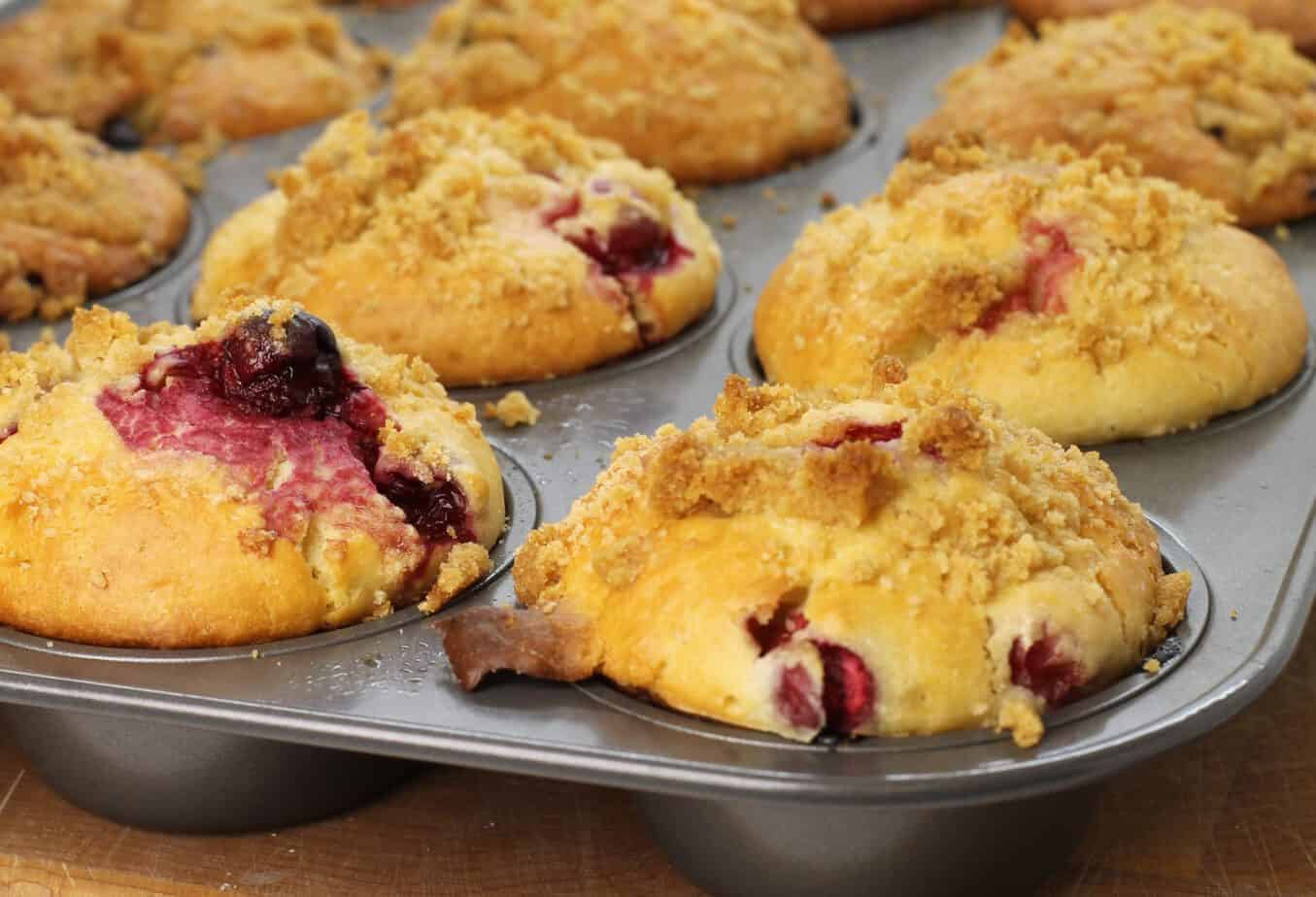 Buttermilk Cranberry Muffins