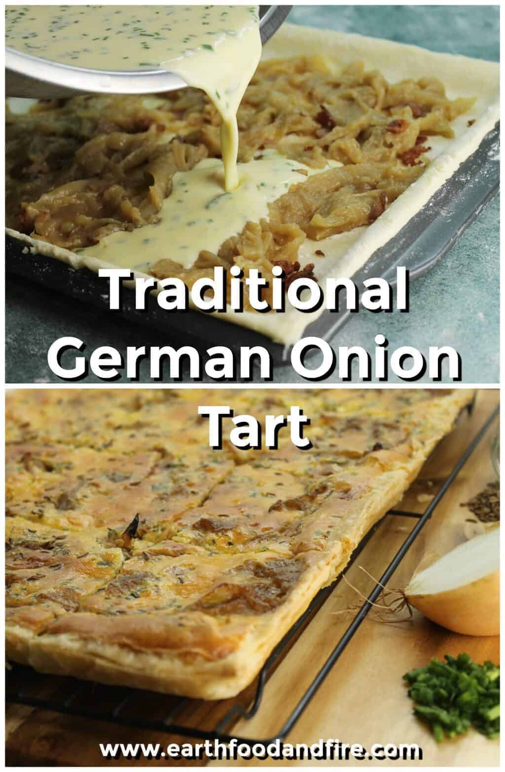 German Onion Tart Zwiebel Kuchen Earth, Food, and Fire