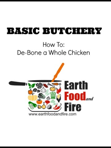 Learn how to debone a whole chicken with this culinary tutorial. - @earthfoodfire