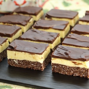 Nanaimo Bars are easy to make at home and a family favortite during the holidays