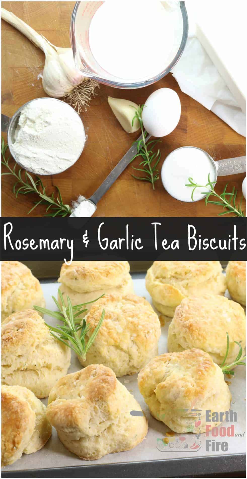Delicious Rosemary and Garlic Biscuits. The perfect addition to any family meal, try these homemade biscuits tonight!