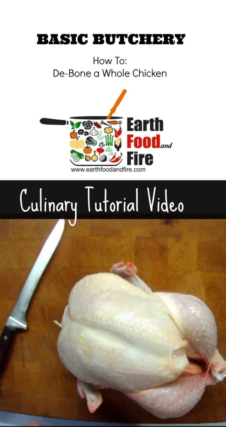 How to debone a whole chicken - culinary tutorial