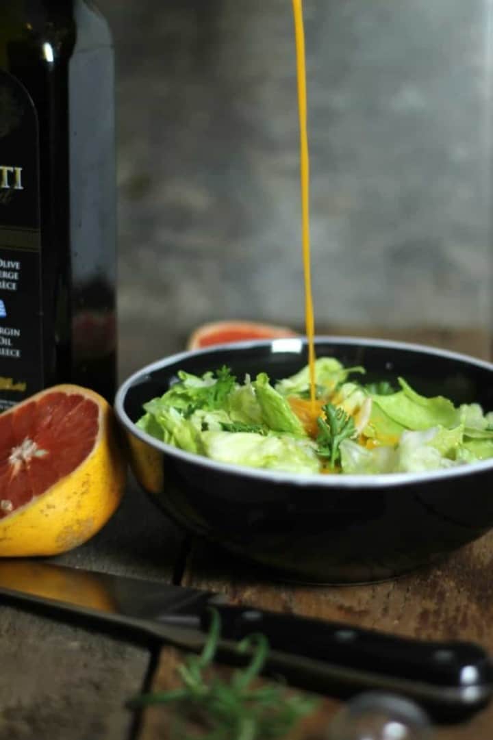 From Scratch Grapefruit Vinaigrette Earth, Food, and Fire