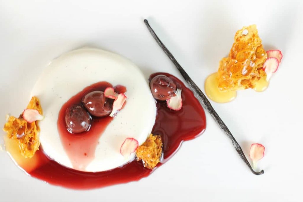 Wildflower Honey Panna Cotta, 