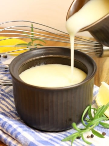 Veloute Sauce, one of the five Mother Sauces, is a delicious creamy sauce, the perfect garnish for any fancy meal.