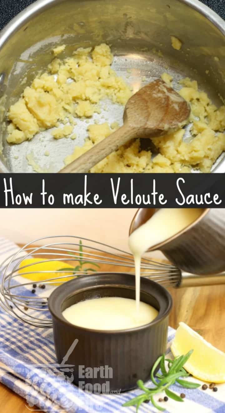 Learn how to make veloute sauce, one of the five mother sauces in French cuisine.