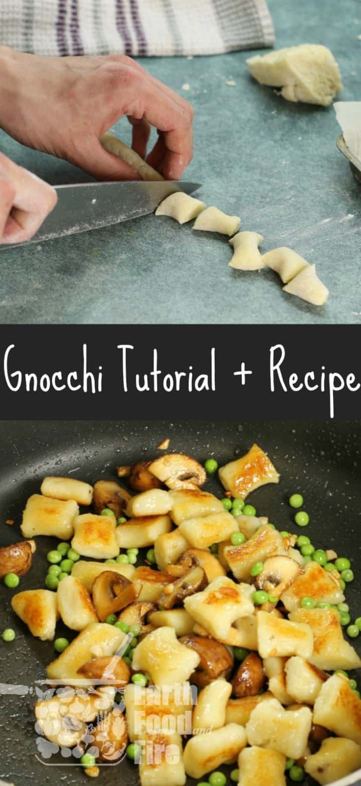 Making homemade potato gnocchi is not as hard as it may appear. Learn how to make potato gnocchi at home, just like the pros and create a tasty dish with mushrooms and peas.