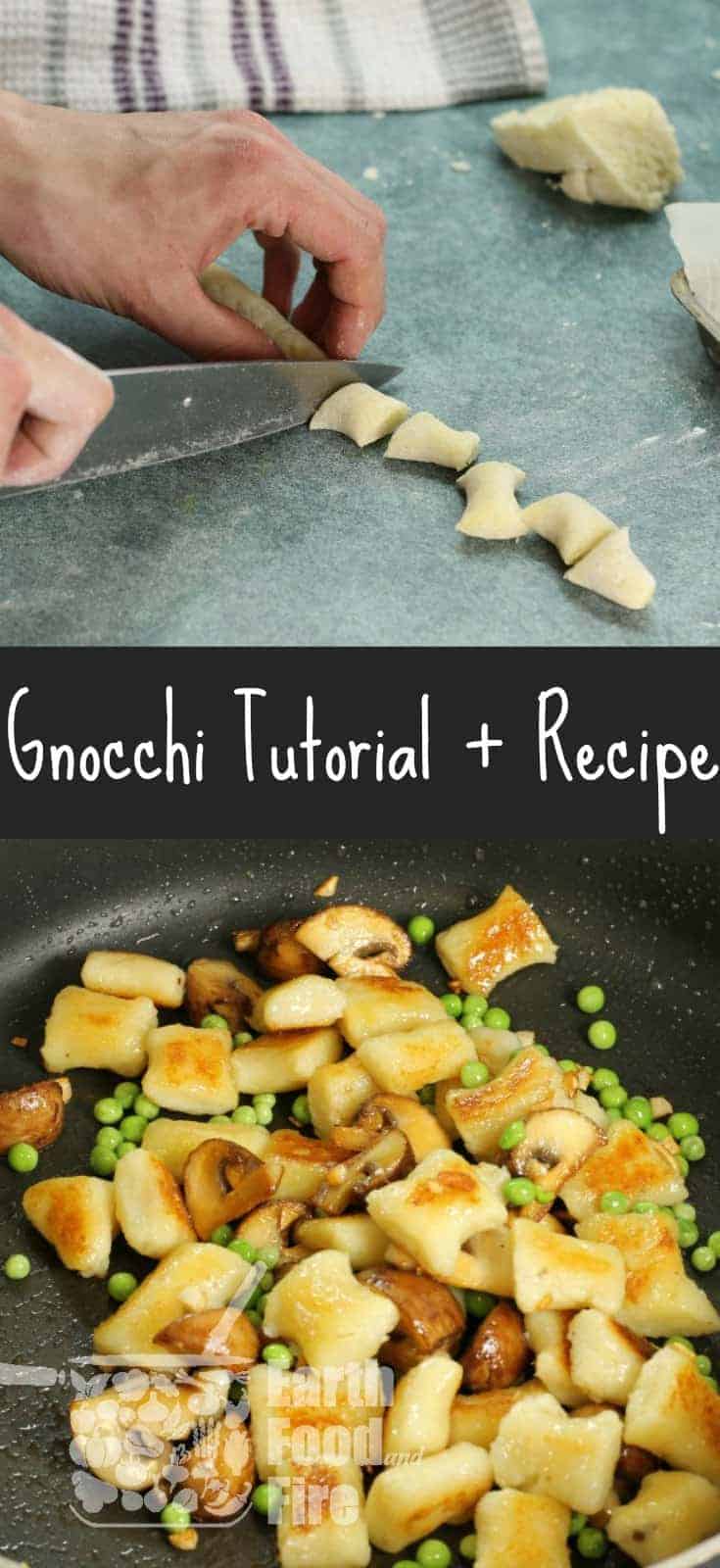Making gnocchi is not as hard as it may appear. Learn how to make potato gnocchi at home, just like the pros and create a tasty dish with mushrooms and peas.