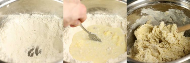 Properly mixing the Rosinenbrot dough is easy!