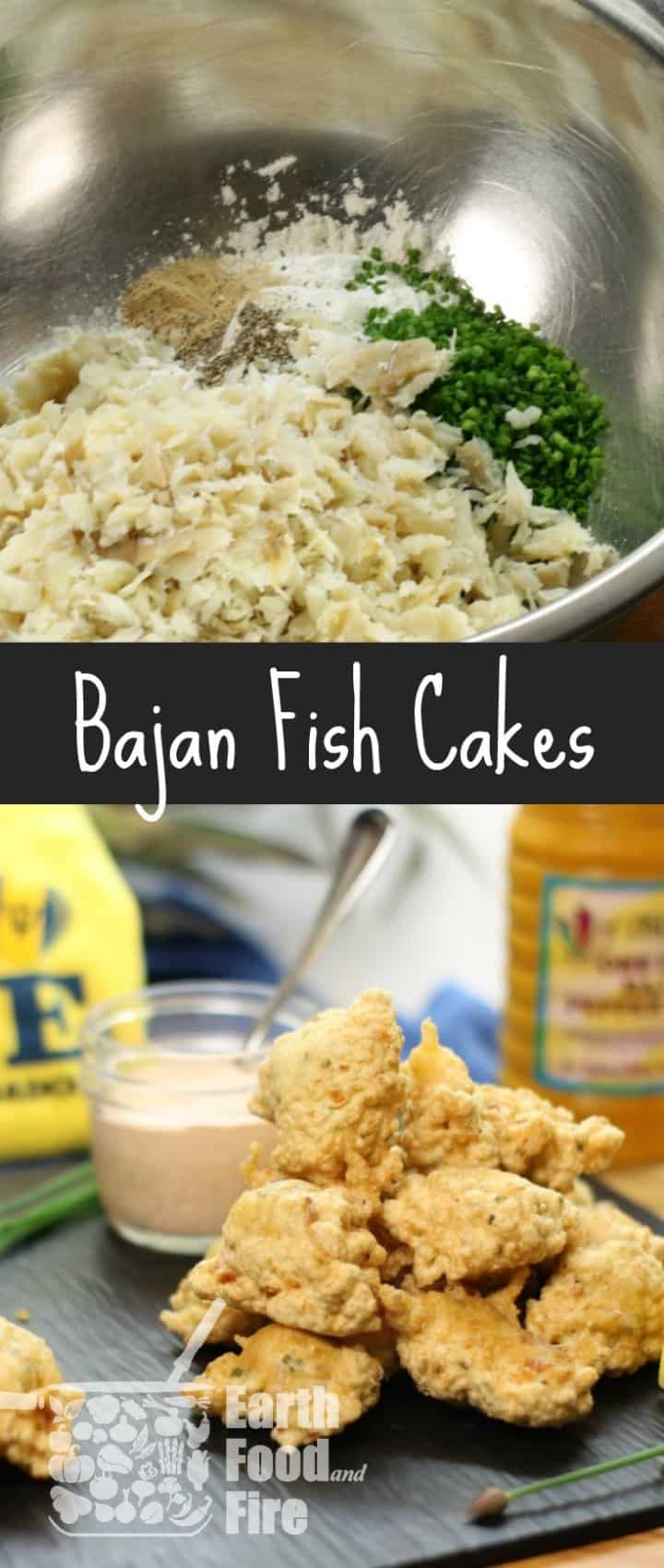 An easy to make 'fritter like' fish cake, these Bajan Fish Cakes featuring salt cod, can be found all over Barbados. Perfect finger food for Summer BBQ's, family gatherings or parties!