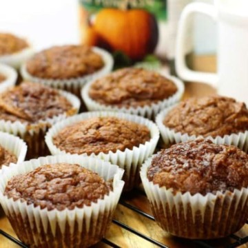 Pumpkin breakfast muffins are easy to make and a great on the go breakfast full of pumpkin flavor!