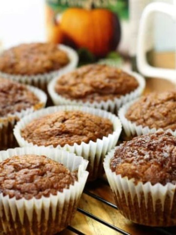 Pumpkin breakfast muffins are easy to make and a great on the go breakfast full of pumpkin flavor!