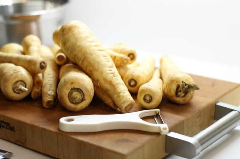 Parsnips where used as a sweetener in Europe before the introduction of cane sugar, and it's naturally sweet flavor makes this healthy root vegetable soup the perfect candidate to pair with fruits such as apples and pears