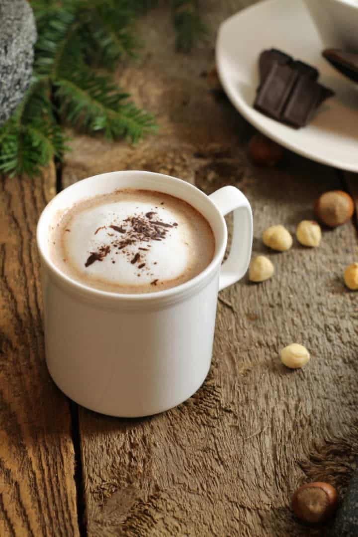 Homemade Hazelnut Vanilla Hot Cocoa Earth, Food, and Fire