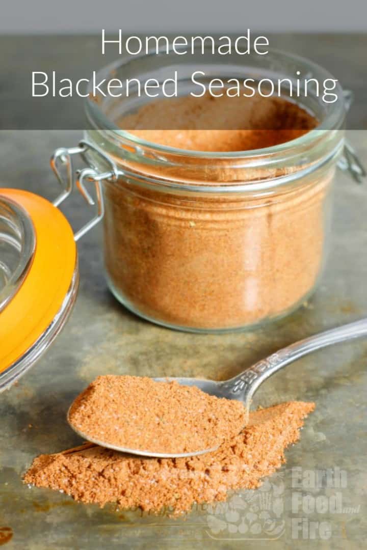 Make your own homemade blackening spice to add flavor to fish, shellfish, meats, and even vegetables! #cajun #blackenedspice #spice #diy