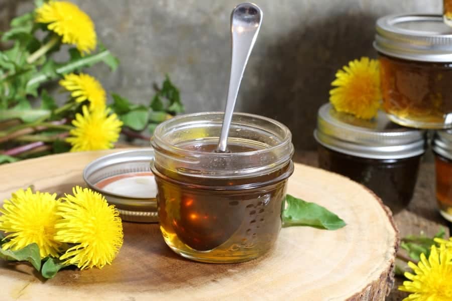 Homemade Dandelion Syrup Earth, Food, and Fire