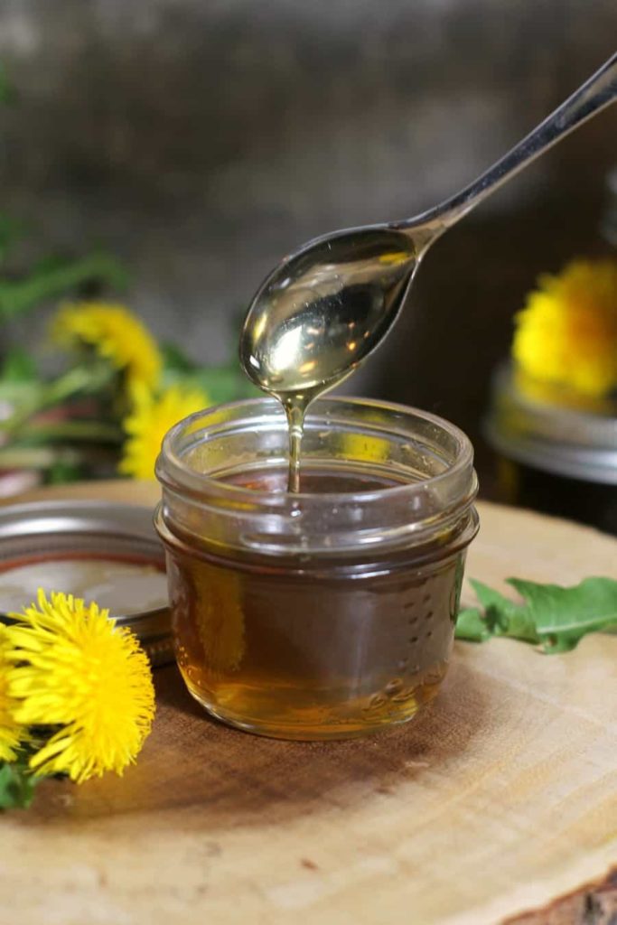 Homemade Dandelion Syrup Earth, Food, and Fire