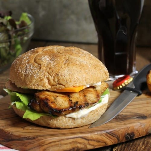 BBQ Chicken Burgers