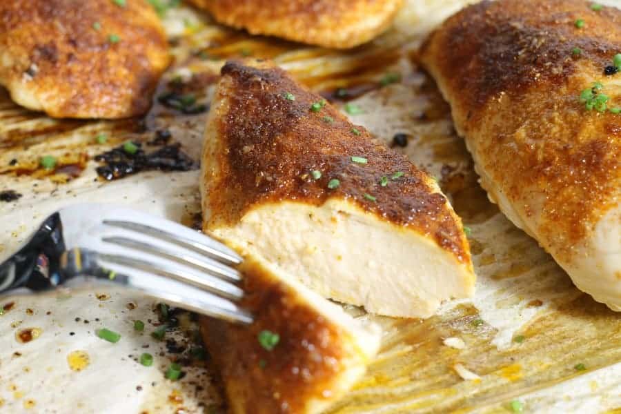 Seasoned Chicken Breast Recipe (Oven Baked) - The Cookie Rookie®