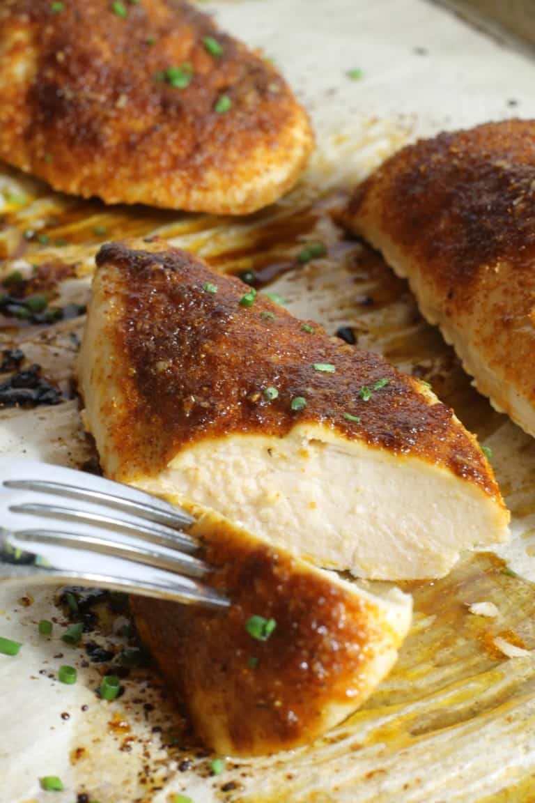 Simple Oven Baked Chicken Breasts Earth, Food, and Fire