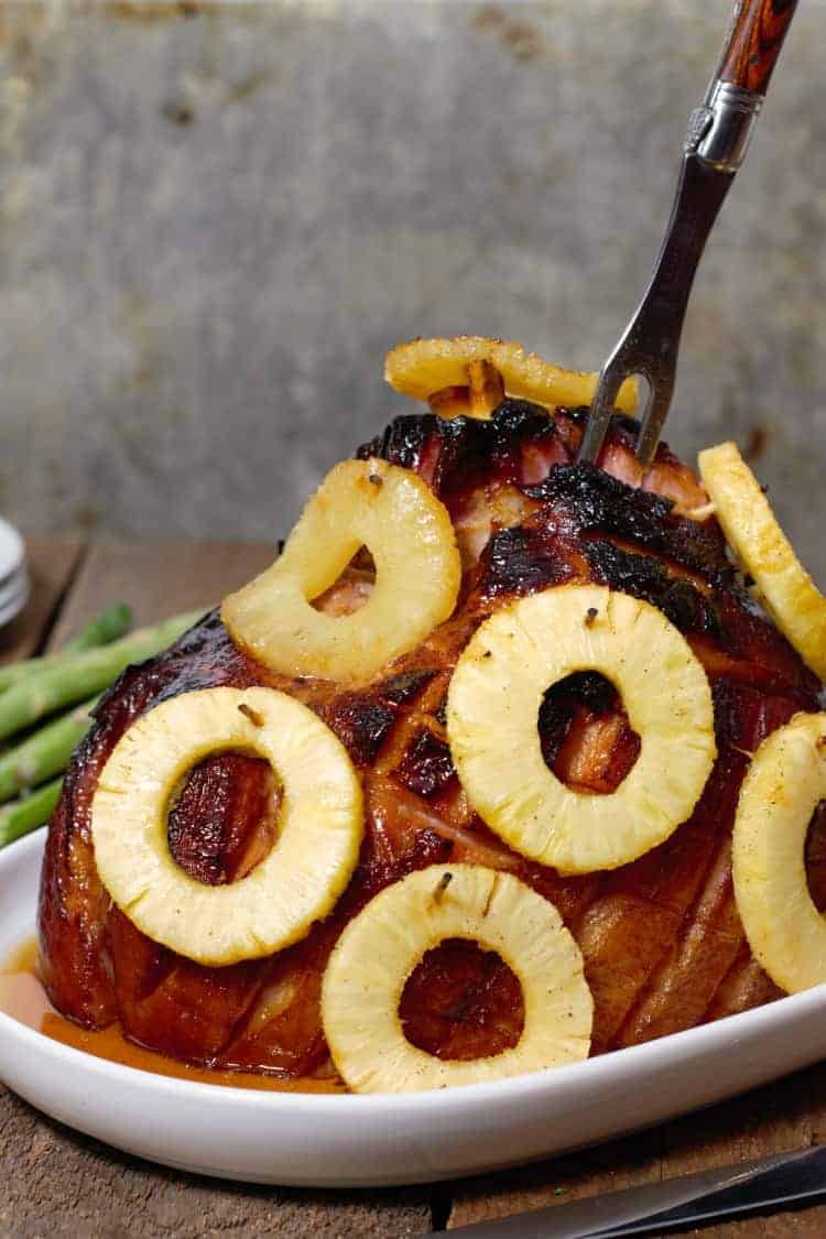 Pineapple & Honey Glazed Ham (Bone-In) - Earth, Food, and Fire