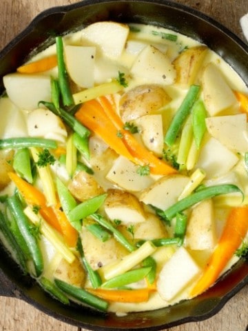 Hodge Podge • Comforting dish full of fresh garden vegetables