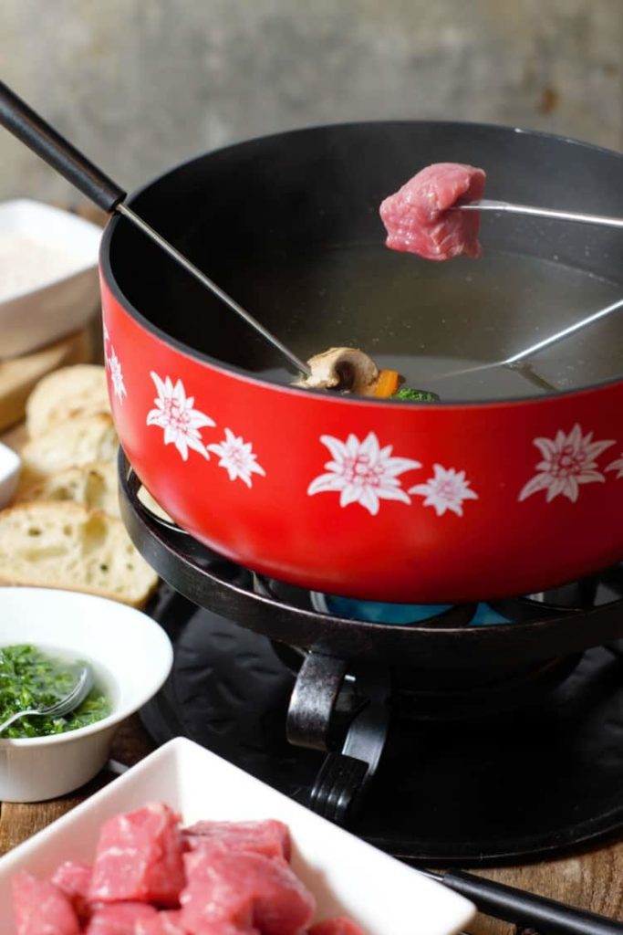 German Meat Fondue (Fleischfondue) - Earth, Food, and Fire