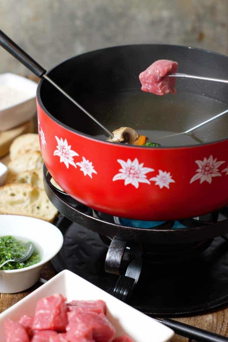 German Meat Fondue (Fleischfondue) Earth, Food, and Fire