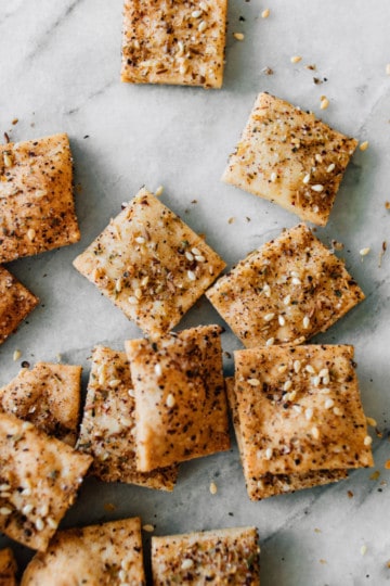 sourdough crackers