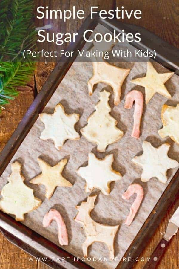 festive pastel colored sugar cookies on a baking sheet