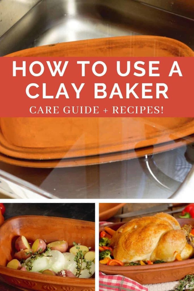 how to use a clay pot baker collage pin