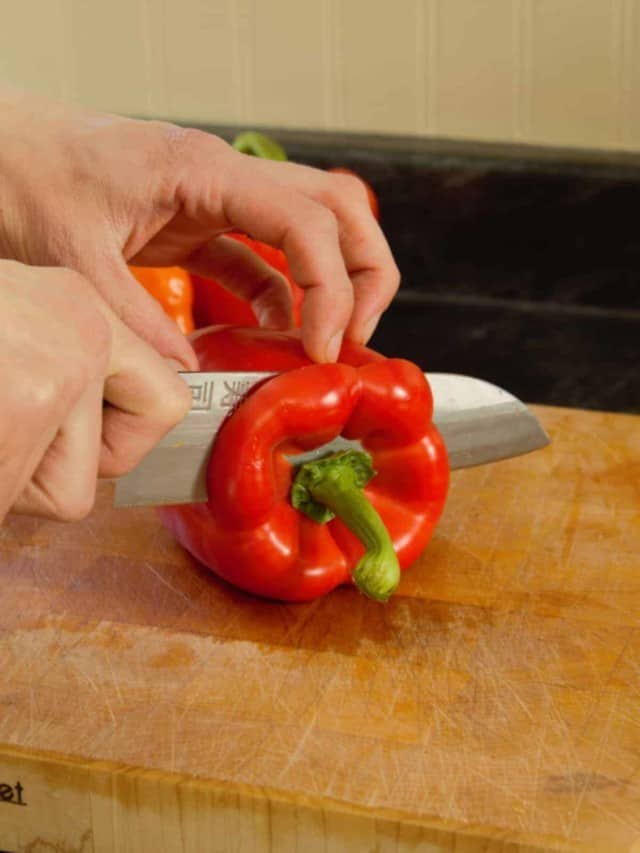 How To Cut Bell Peppers: 4 Different Ways!