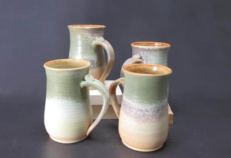 hand crafted coffee mugs by helen stanley