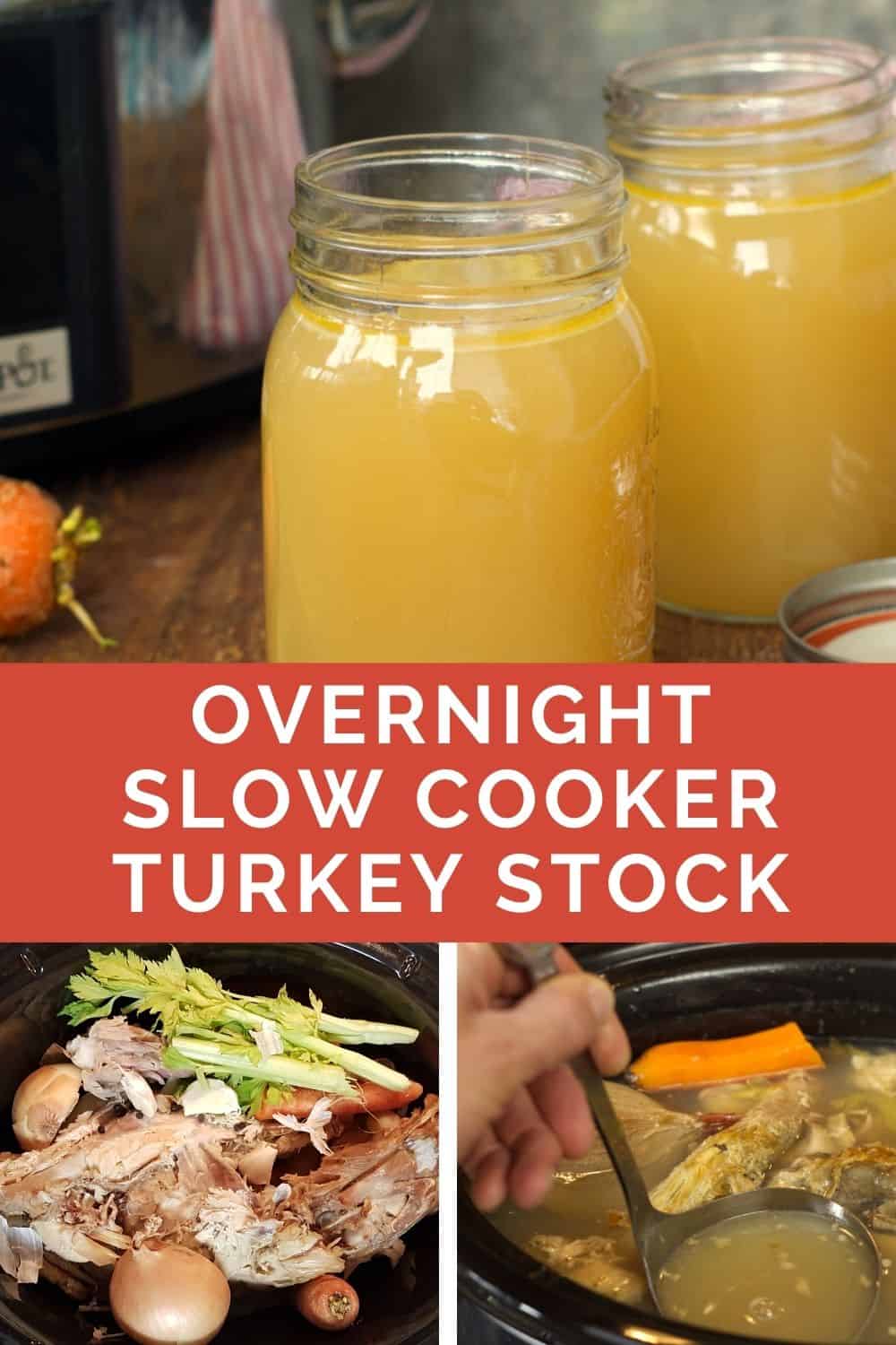 Slow Cooker Turkey Stock Earth, Food, and Fire