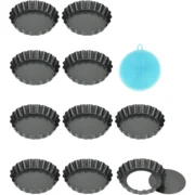 mini tart tins with removable bottom