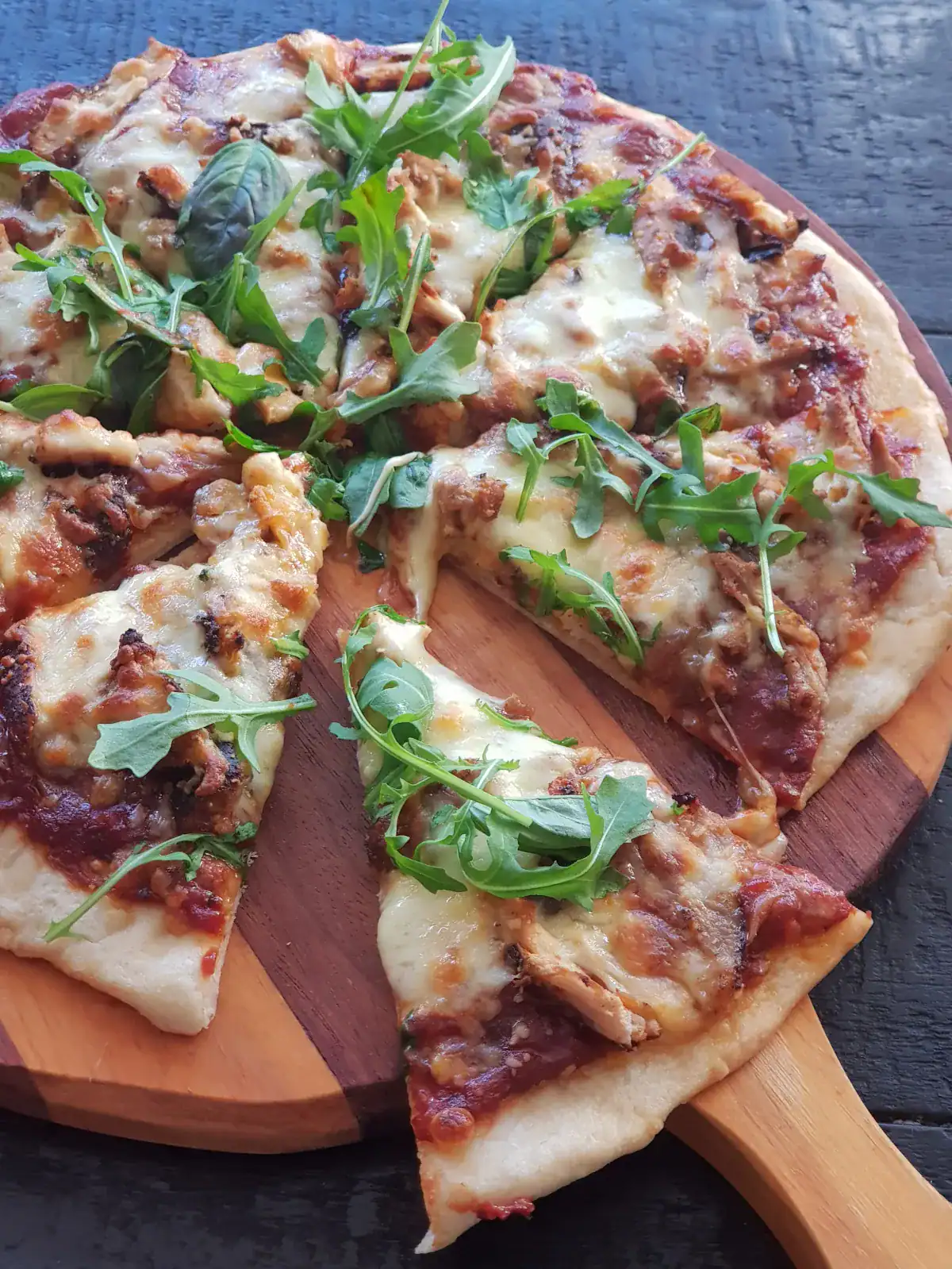 BBQ chicken pizza toppings
