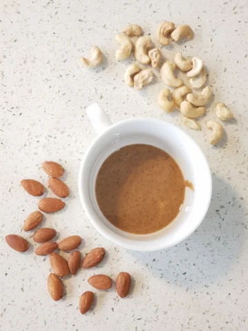almonds, cashes and nut butter - Vegan Substitutes for Eggs