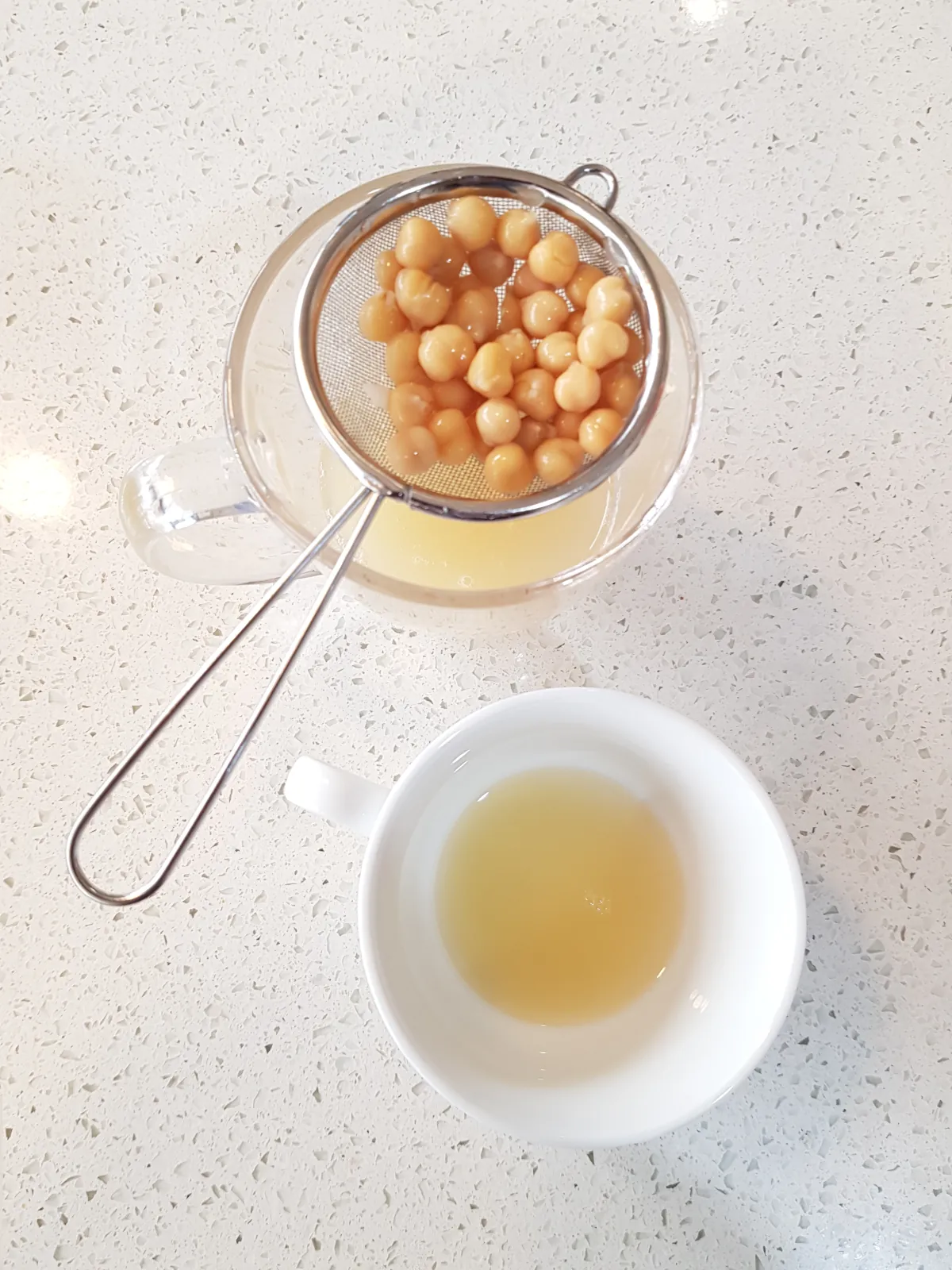 Aquafaba (the liquid from canned chickpeas) - vegan substitutes for eggs
