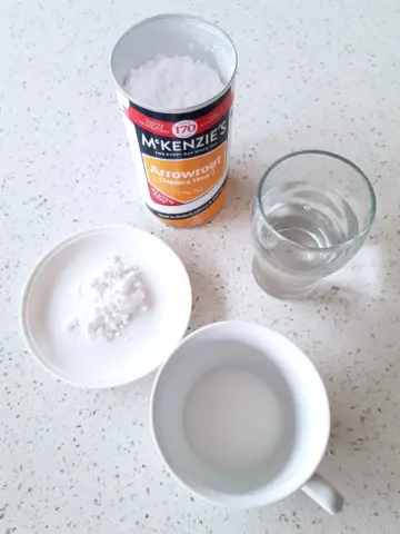 Vegan Substitutes for Eggs in Baking - Starch Egg (Arrowroot)