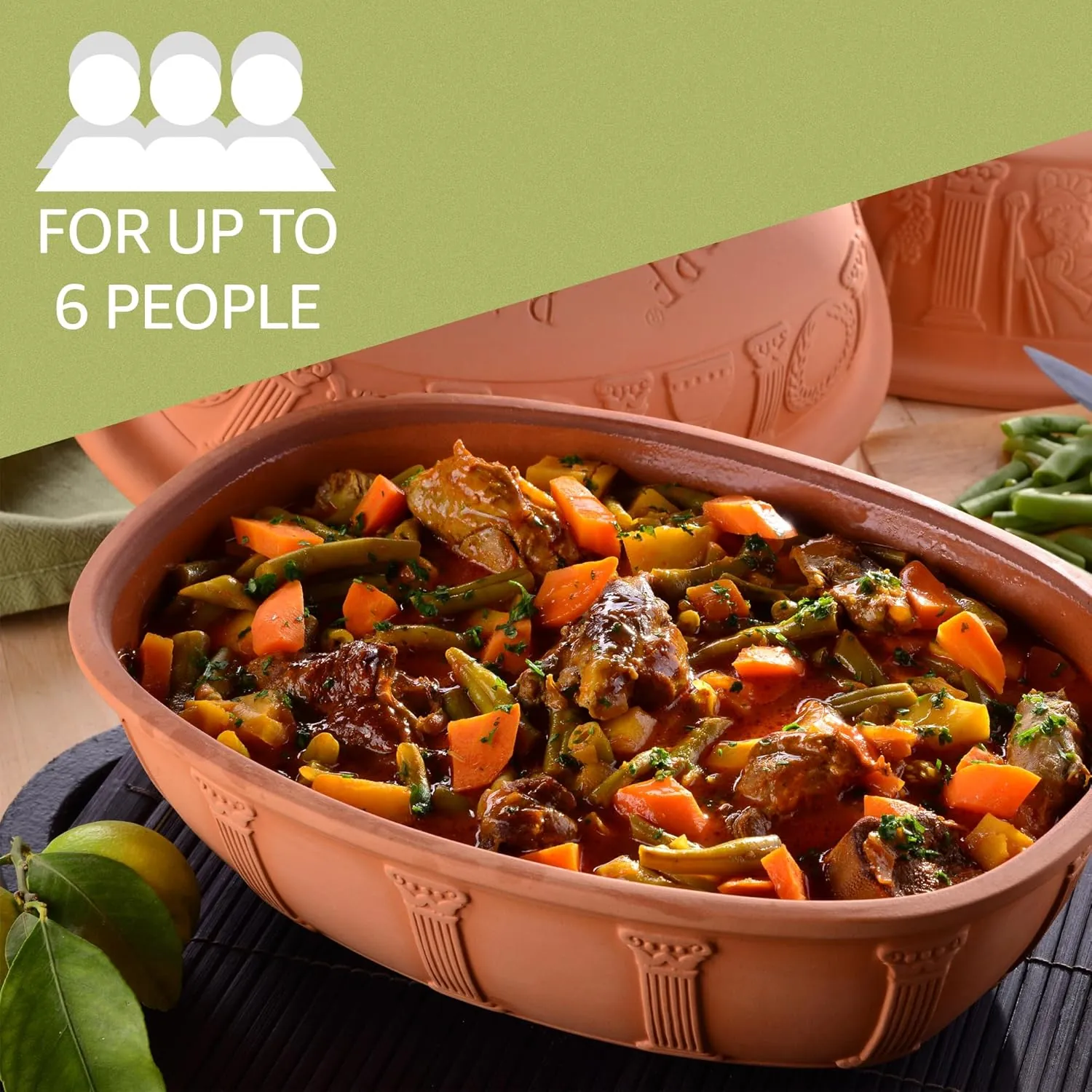 Romertopf Clay Pot Roaster &ndash; up to 6 people (40 years anniversary edition)