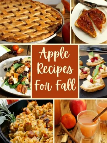 Apple Recipes - Delicious Ideas For Fall - apple pie, butter, salad, stuffing, crostini and mulled apple cider