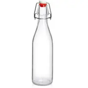 Flip Top Glass Bottle