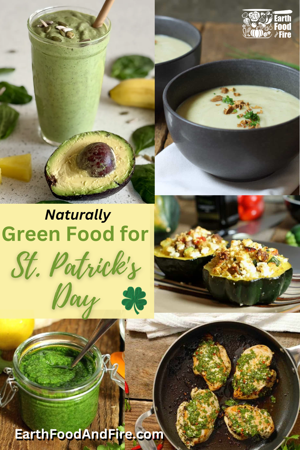 Naturally Green Food for Saint Patrick's Day